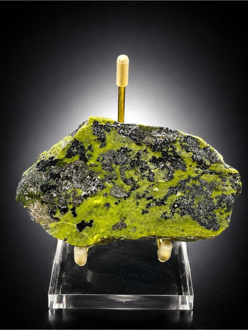 Serpentine and Pyrite